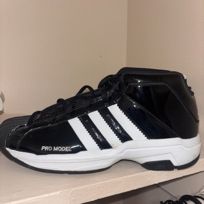 adidas Pro Model 2G Core Black White EG2158 Women/Men's size 6 