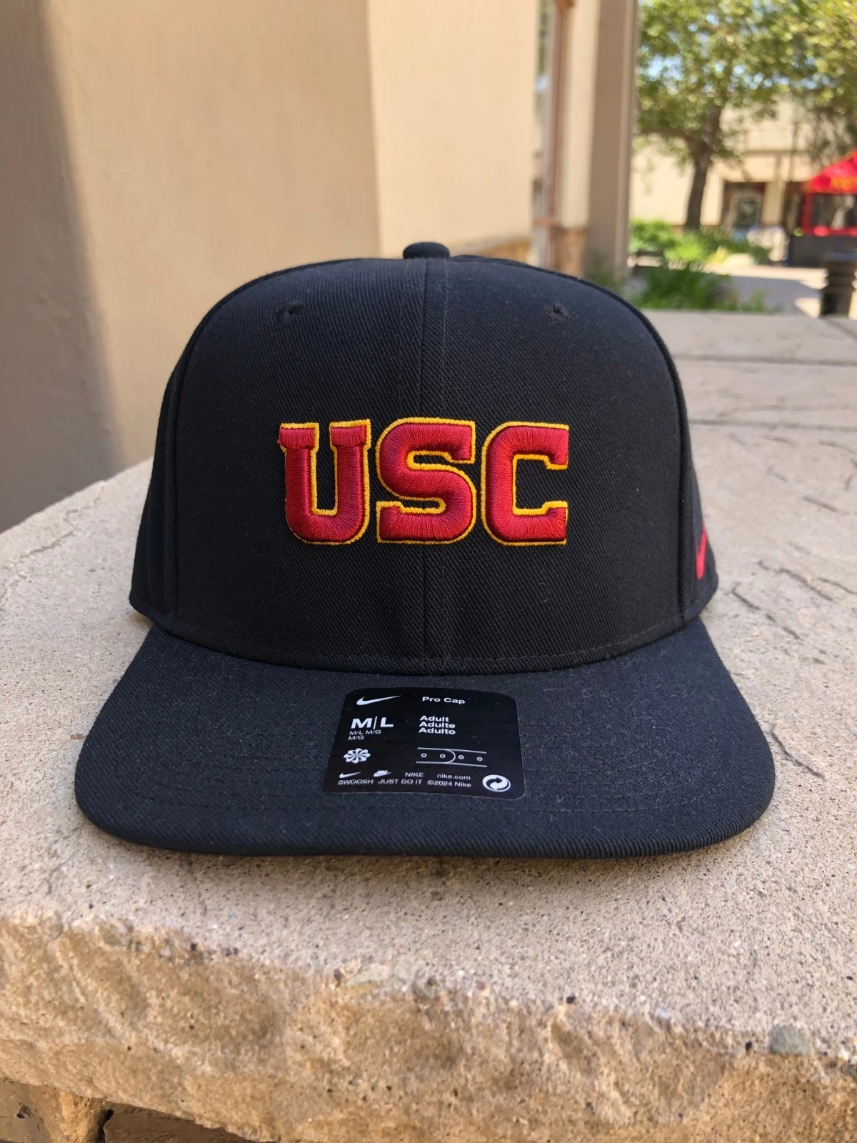 Adult M/L Nike USC Trojans Hat Cap Pro Snapback Black NC1200ASCJ-Y6L Fight On