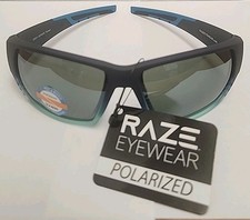 RAZE Eyewear Sunglasses Sonar Polarized Fishing Navy Turqoise Green P28551
