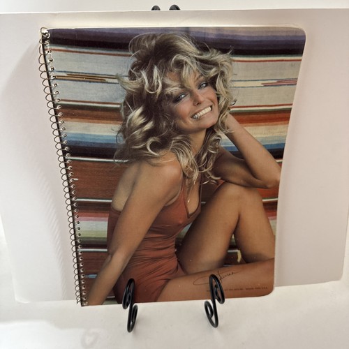 Farrah Fawcett 1977 Spiral Notizbuch RAR! Vollständig - nie benutzt - Charlie’s Angels