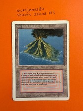 **Volcanic Island** MTG Magic HP - Revised (1994) - Reserved List - Dual Land