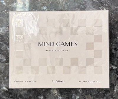 MIND GAMES Mini Olfactive Set ~Floral 5x2ml Spray Vials NIB *Sealed