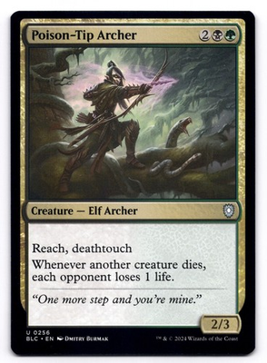 #ad Poison Tip Archer NM Commander: Bloomburrow 256 MTG Regular $1.95