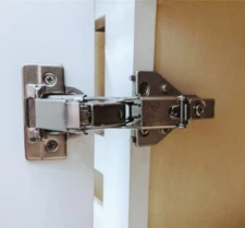 165 Degree Full Overlay Clip-on Lazy Susan Cabinet Hinge, Corner Cabinet Hinge