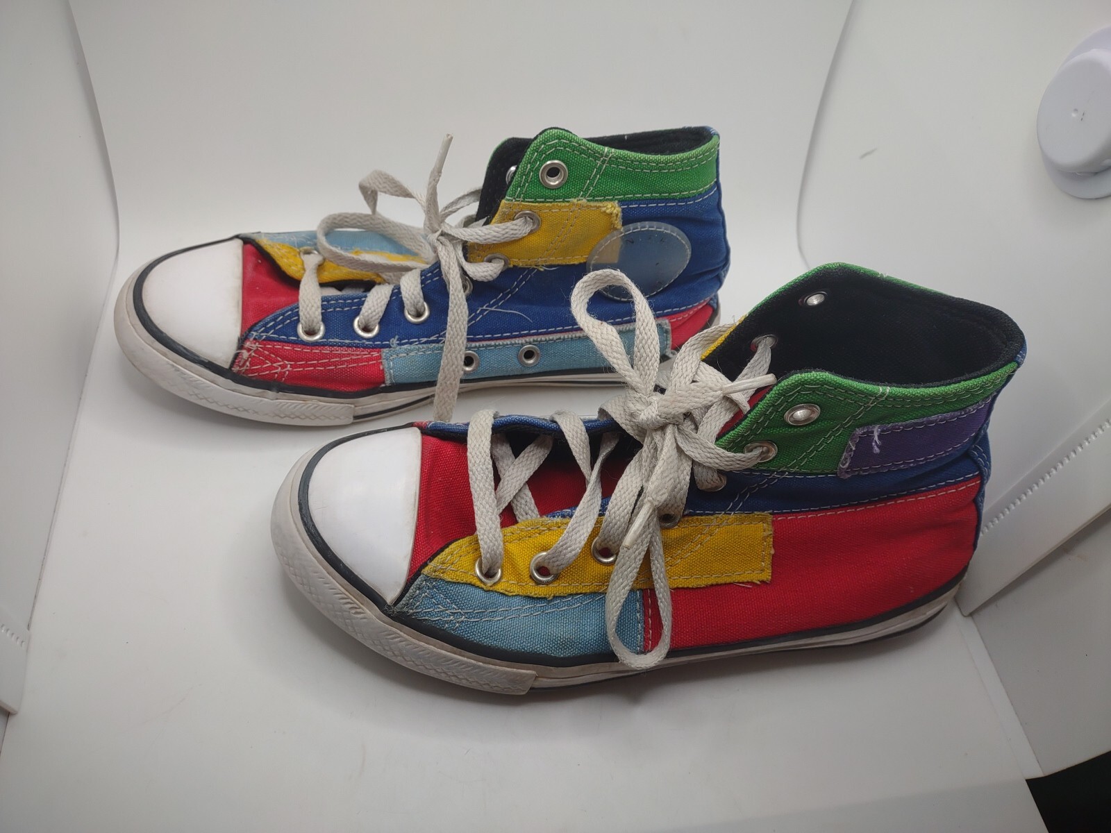 Converse Patchwork Color blocking High Top Multic… - image 4