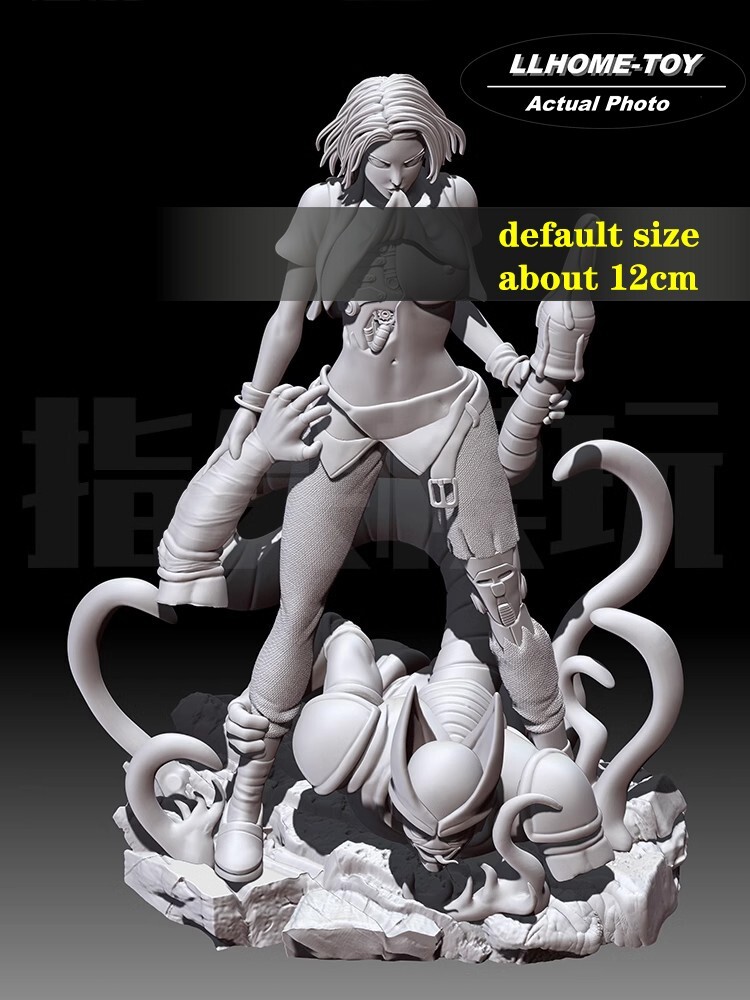 Anime DBZ Android No.18 VS Celular Batalla Estatua Resina Impresión 3D GK Kit Hágalo Usted Mismo Figura