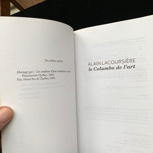 ALAIN LACOURSIÃRE: LE COLUMBO DE L'ART, Sylvain Larocque French Flammariion PB - Bild 4 von 5