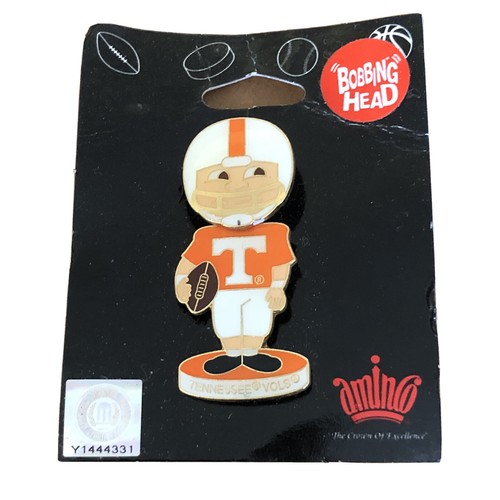 Tennessee Vols Football Lapel Pin Bobbing Head Volunteers College Licensed Pin - Picture 2 of 6