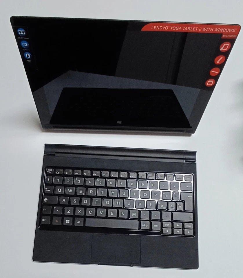 Lenovo yoga tab 2, 32Gb - con Windows 10 e tastiera Bluetooth - Immagine 2 di 4