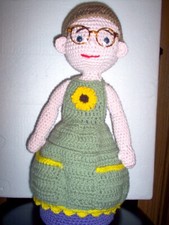 Nowy, rzemieślniczy uchwyt na narzędzia babci 17" T #22