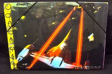 Plastic File Folder w/Elastic Fastener  Naboo Starfighter Ship  Star Wars 1