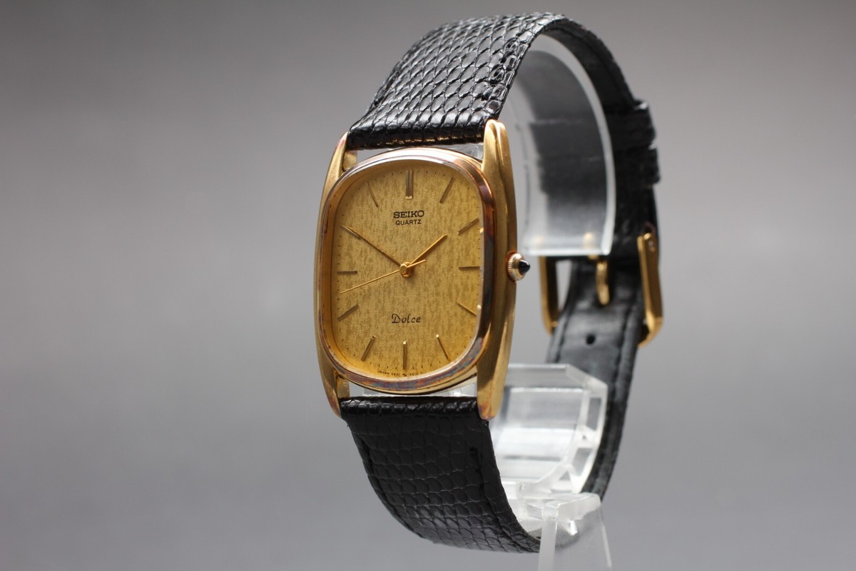 Vintage【NEAR MINT】Seiko Dolce 5931-5460 Gold Dial Quartz Vintage【NEAR MINT】Seiko Dolce 5931-5460 Gold Dial Quartz