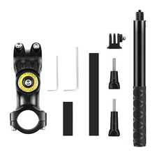 Motorcycle Bicycle Handlebar Camera Bracket Selfie Stick Mount  For Insta360 ONE