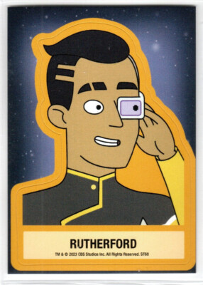 STAR TREK LOWER DECKS ST68 CHARACTER STICKER Eugene Cordero as Sam Rutherford