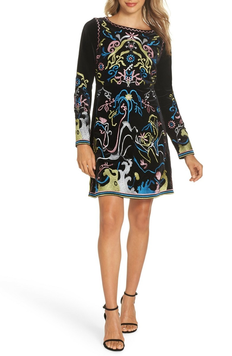 green emerald velvet dress Akira Late Night Garden Party Velvet Mini Dress | Black