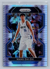 2021 Panini Prizm #273 Wang Zhi-zhi Hyper Dallas Mavericks