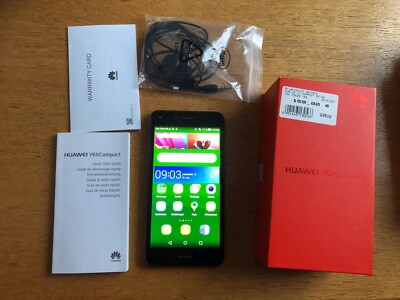 HUAWEI Y6II Compact 16GB - Schwarz Ohne Simlock, Dual Sim) Incl OVP Supi Zustand