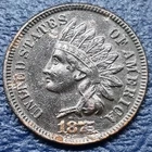 1875 Indian Head Cent 1c Better Grade XF Details #71731