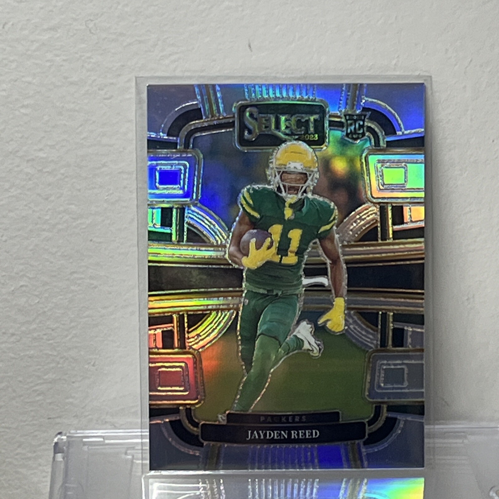 2023 Panini Select - Concourse Silver Prizm #38 Jayden Reed (RC)