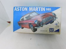 Vintage MPC, 1/32 Scale, Aston Martin DB5 Plastic Model, Made in USA Box Damaged