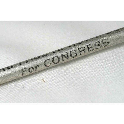 Political 1930's Advertising Paul Rothfuss For Congress Nail Shaped Pencil - Picture 4 of 6