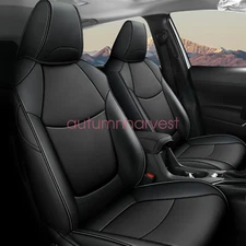 New For Toyota RAV4 2019 - 2023 Car 5-Seat Covers Faux Leather Full Set Cushion