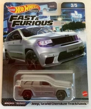NEW Hot Wheels HNW48 Premium Fast & Furious Jeep Grand Cherokee Trackhawk 1:64