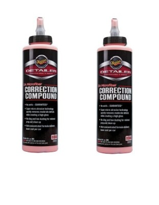 Meguiars D30016 DA Microfiber Correction Compound 16oz (2 Pack)