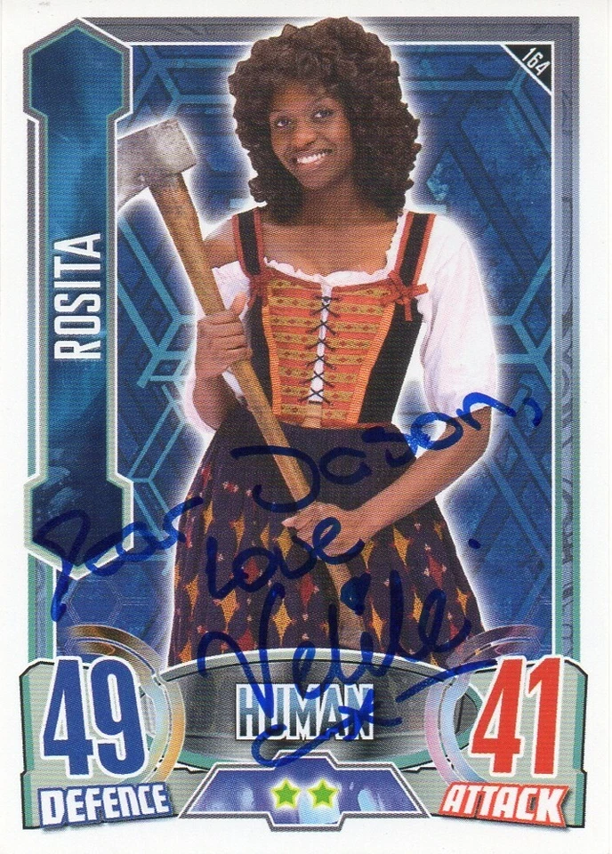 Velile Tshabalala Autograph - Signed 3.5x2.5 Doctor Who Trading Card - Image 1 of 1