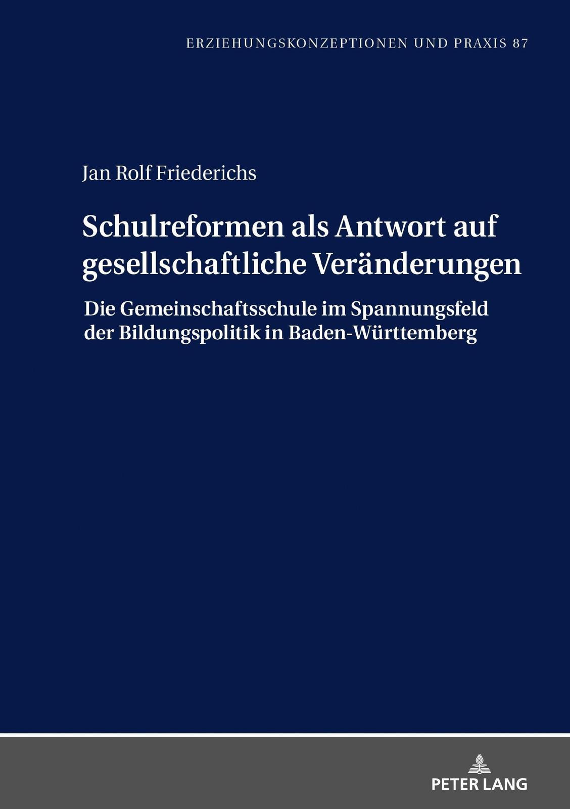 Jan Friederichs | Schulreformen Als Antwort Auf Gesellschaftliche