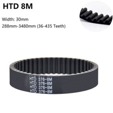 HTD Timing Belt 8M 8mm Pitch 30mm Wide CNC/ROBOTICS - 288mm-3480mm Choose Size