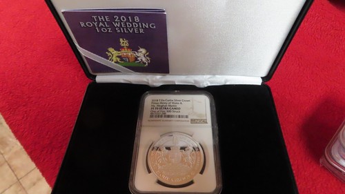 2018 Tristan Cunha Meghan Markle Prince Henry 999 Silver NGC PF 70 Royal Wedding - Picture 4 of 10