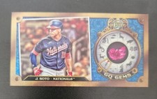 2022 Topps Gypsy Queen GQ Gems Mini Insert #GGM-29 Juan Soto Indigo 045/250