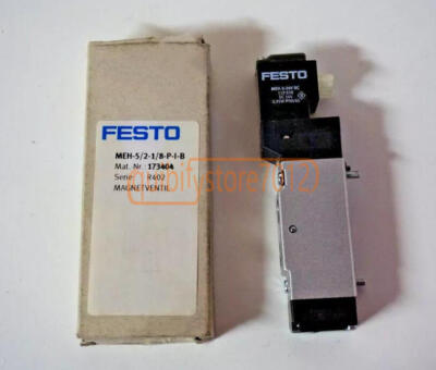 One FESTO solenoid valve MEH-5/2-1/8-P-I-B 173404 New | eBay