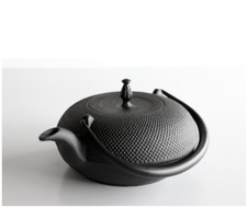 Nanbu Tetsubin Iron Kettle Oigen Round Nanbu Arare 1L Direct flame, IH cast iron