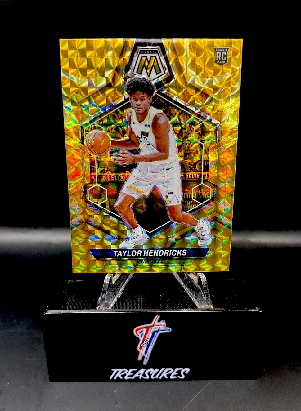 Taylor Hendricks RC Yellow Reactive 2023-24 Mosaic #221