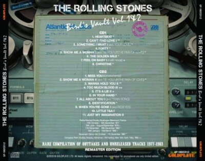 その他 Vault [Blu-ray] THE ROLLING STONES - BIRD'S VAULT VOL.1&2 1977-1983 2CD | eBay
