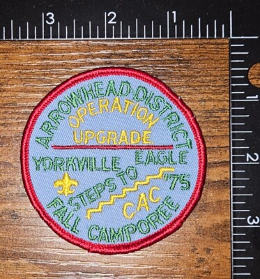 Arrowhead District Operation Upgrade Yorkville Steps to Eagle Camporee 1975 BSA
