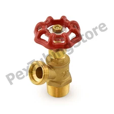 3/4" Male NPT Threaded Multi-Turn Boiler/Heater Brass Drain Valve
