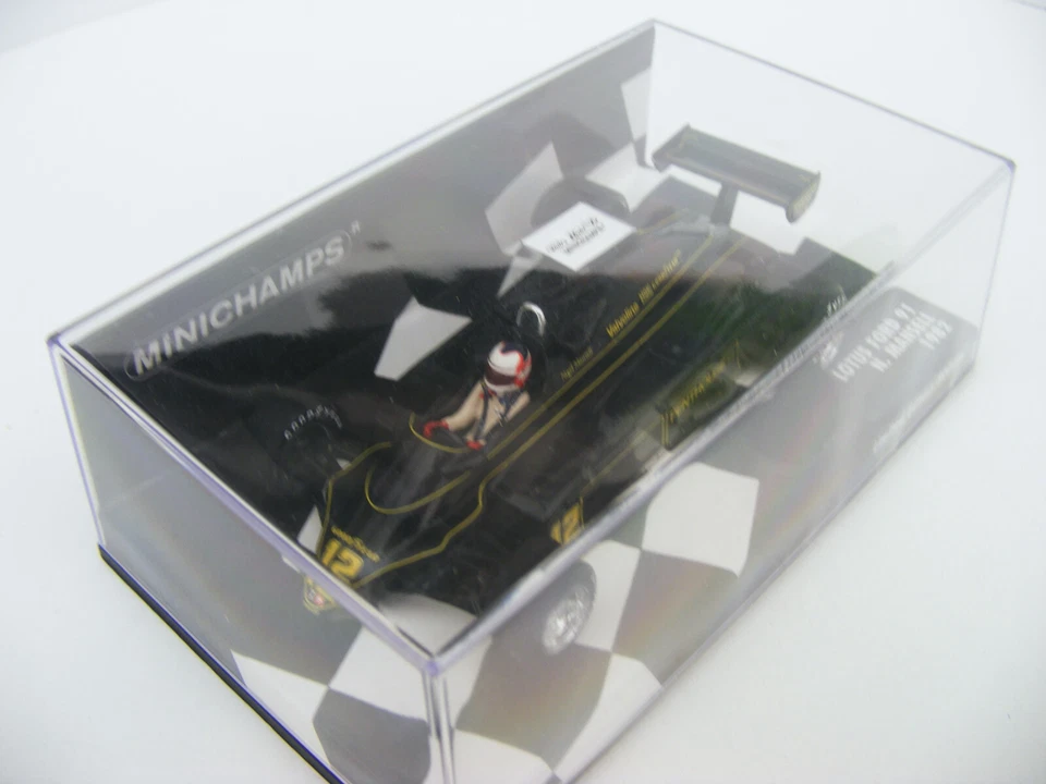 1:43 F1 Lotus Ford 91 JPS 1982 N. Mansell #12 Minichamps 417820012 OVP - Bild 4 von 4