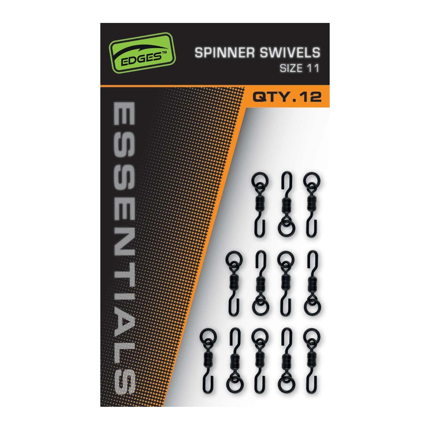 Fox Edges Spinner Swivel size 11 Carp Fishing Terminal Tackle - CAC878