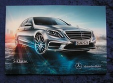 MERCEDES S-CLASS W222 BROCHURE 5.2013 S 350, S 500, S 400 HYBRID