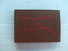 INSTANTANÉES DE CHEVAUX SAUTANTS 100 PHOTOS DONT 2 CP POUR LA PLUPART LEGENDÉES