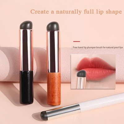 Silikon-Lippenpinsel Rundkopf-Lippenstift-Applikator Make-Up-Pinsel Beauty- С