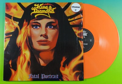 KING DIAMOND Fatal Portrait ORANGE COLOR Vinyl LP VG+ SHRINK Classic Metal 2020