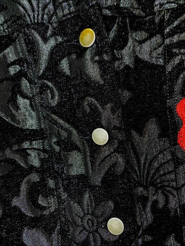 Multiples Womens Jacket Size M Floral Embroidered Jacquard Art To Wear - Picture 3 of 7