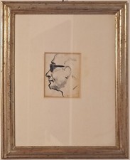 Nino TIRINNANZI -carboncino su carta- NO Rosai, Scatizzi, Bueno, Soffici, Carrà