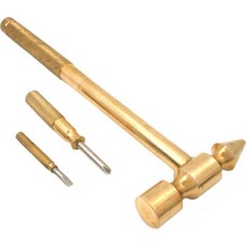 5-In-1 Brass Hammer Jewelers Jewelry Crafting  Repair Tool Hobby Craft