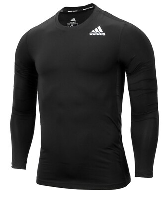 Black Jersey Tight Tee GYM Shirt GM5038 