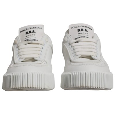 DOLCE & GABBANA Shoes White Miami Leather Low Top Sneakers EU36